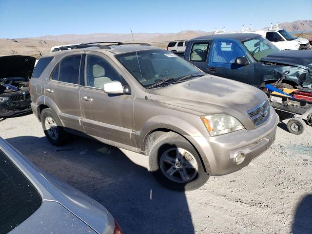 KNDJD733855471511 - 2005 KIA SORENTO EX BEIGE photo 4