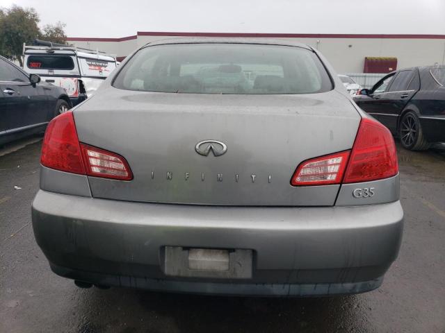 JNKCV51EX4M101419 - 2004 INFINITI G35 GRAY photo 6