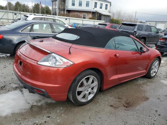 4A37L3ET9BE003265 - 2011 MITSUBISHI ECLIPSE SPYDER GT RED photo 3