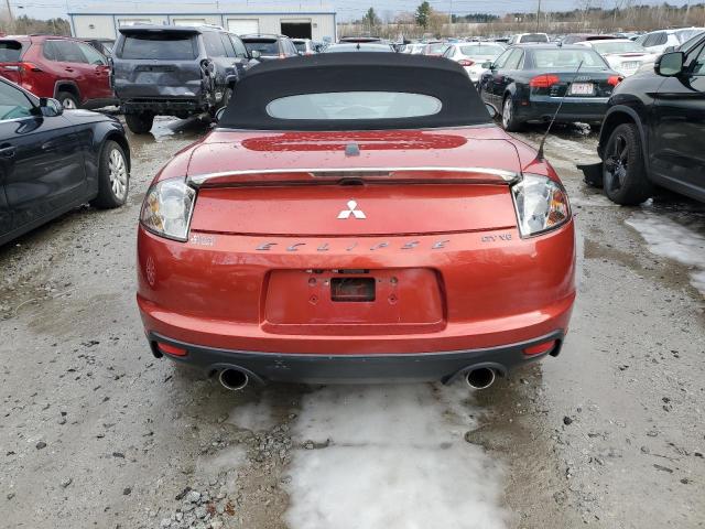 4A37L3ET9BE003265 - 2011 MITSUBISHI ECLIPSE SPYDER GT RED photo 6