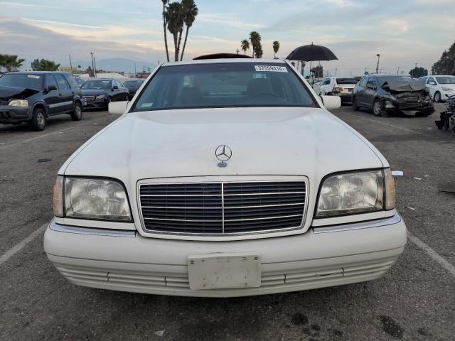 WDBGA32E2TA299946 - 1996 MERCEDES-BENZ S 320W WHITE photo 5