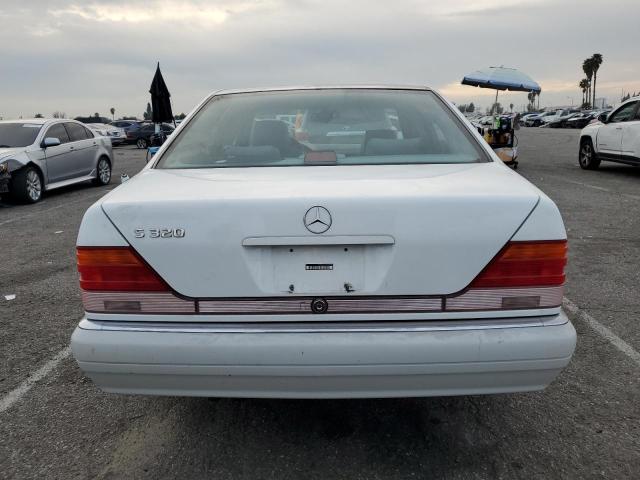 WDBGA32E2TA299946 - 1996 MERCEDES-BENZ S 320W WHITE photo 6