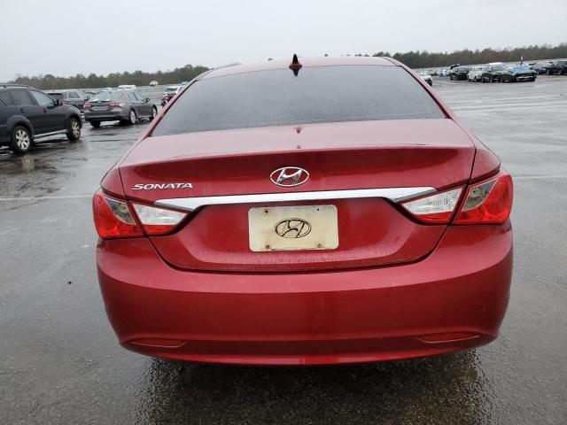 5NPEB4AC5BH081986 - 2011 HYUNDAI SONATA GLS RED photo 6