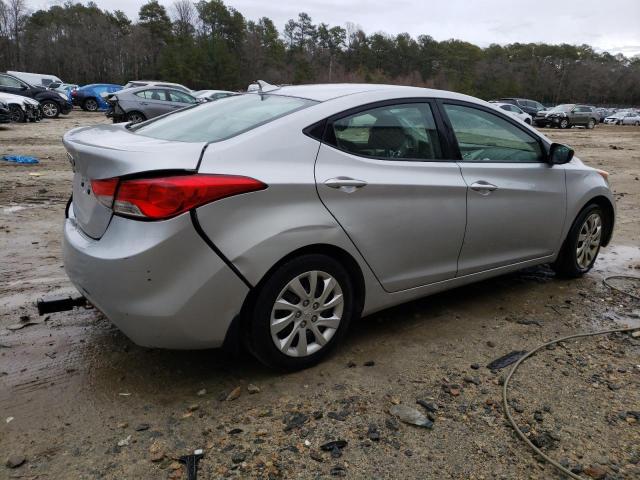 5NPDH4AE1CH070867 - 2012 HYUNDAI ELANTRA GLS SILVER photo 3