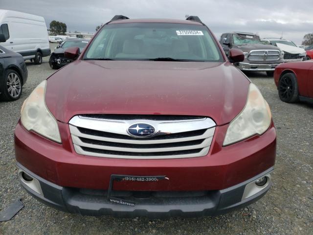 4S4BRBHC9B3351947 - 2011 SUBARU OUTBACK 2.5I PREMIUM BURGUNDY photo 5