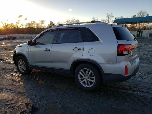 5XYKT4A60EG534191 - 2014 KIA SORENTO LX SILVER photo 2