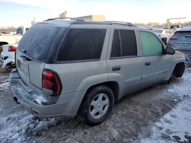 1GNDT13S022512349 - 2002 CHEVROLET TRAILBLAZE SILVER photo 3