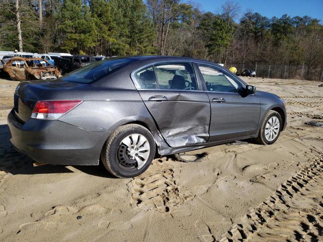 1HGCP26329A113771 - 2009 HONDA ACCORD LX GRAY photo 3