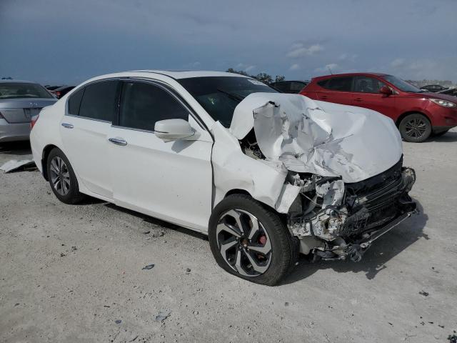 1HGCR3F80GA013466 - 2016 HONDA ACCORD EXL WHITE photo 4