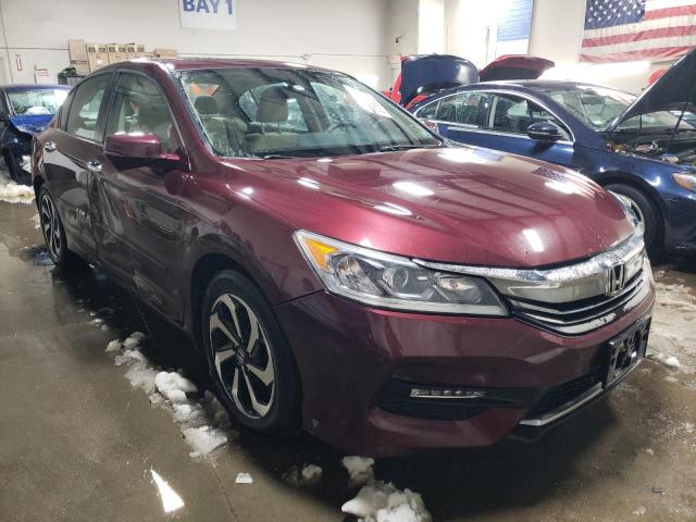 1HGCR2F76GA228870 - 2016 HONDA ACCORD EX MAROON photo 4