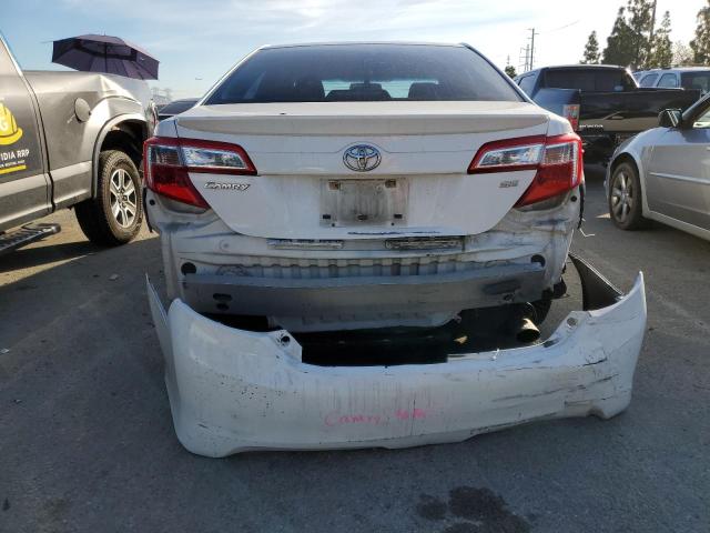 4T1BF1FK4CU140521 - 2012 TOYOTA CAMRY BASE WHITE photo 6