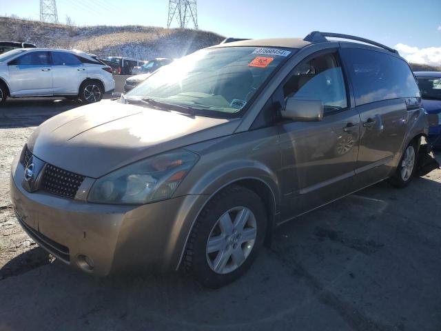 5N1BV28U54N303499 - 2004 NISSAN QUEST S GOLD photo 1