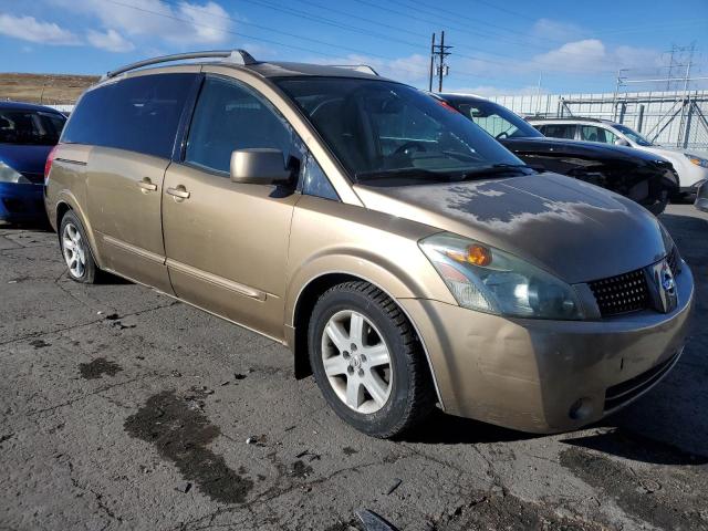 5N1BV28U54N303499 - 2004 NISSAN QUEST S GOLD photo 4