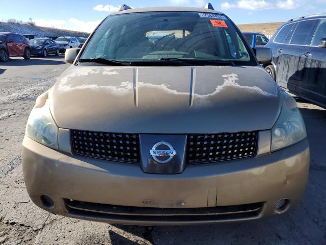 5N1BV28U54N303499 - 2004 NISSAN QUEST S GOLD photo 5