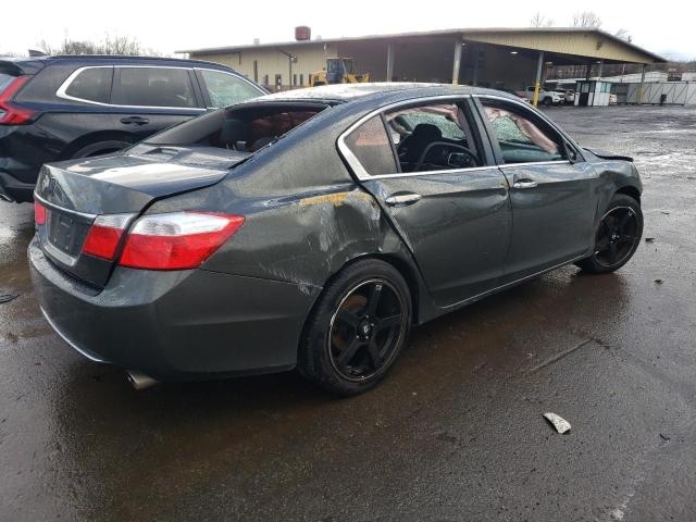 1HGCR2F32DA224002 - 2013 HONDA ACCORD LX GRAY photo 3