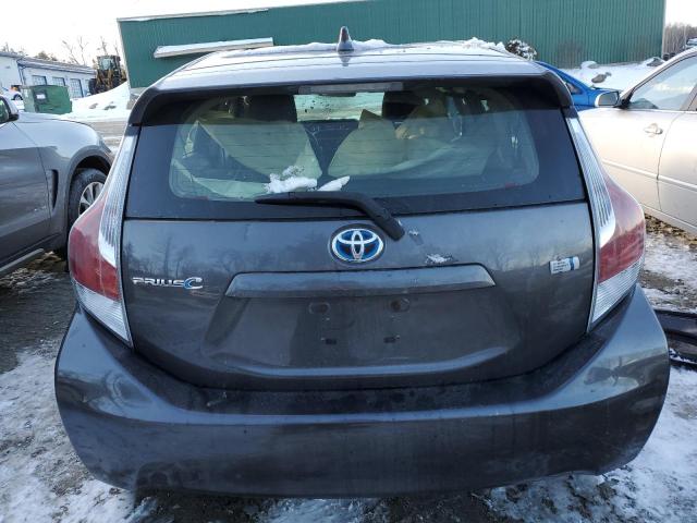 JTDKDTB33F1106466 - 2015 TOYOTA PRIUS C CHARCOAL photo 6