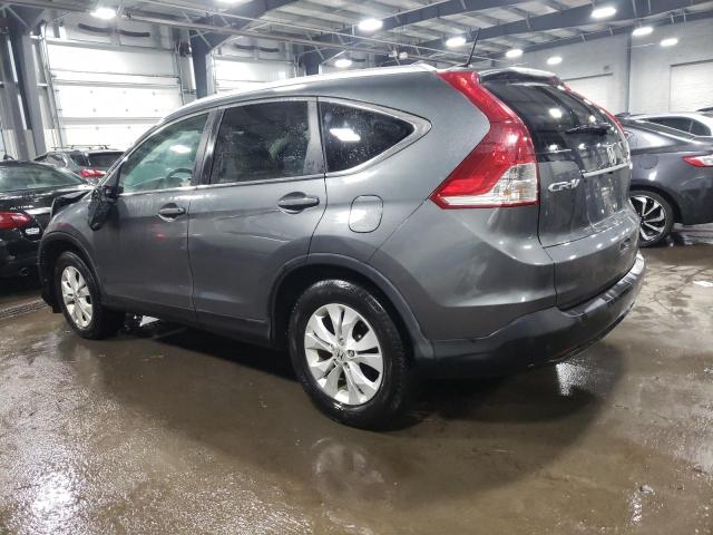 5J6RM4H7XEL018929 - 2014 HONDA CR-V EXL GRAY photo 2