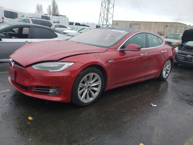 5YJSA1E29HF217260 - 2017 TESLA MODEL S წითელი ფოტო 1