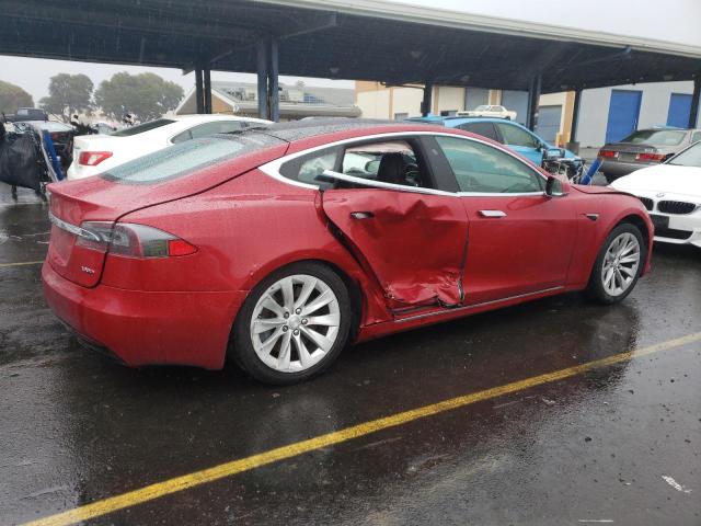 5YJSA1E29HF217260 - 2017 TESLA MODEL S წითელი ფოტო 3
