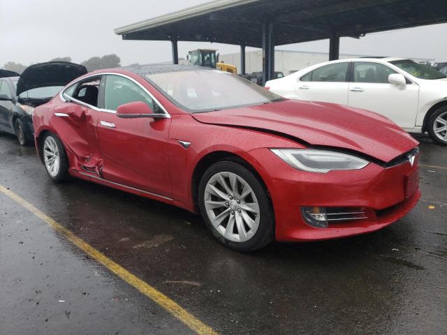 5YJSA1E29HF217260 - 2017 TESLA MODEL S წითელი ფოტო 4