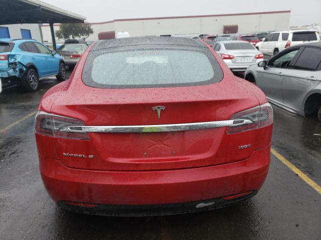 5YJSA1E29HF217260 - 2017 TESLA MODEL S წითელი ფოტო 6