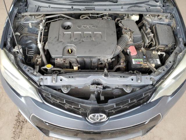 2T1BURHE2FC233720 - 2015 TOYOTA COROLLA L BLUE photo 11