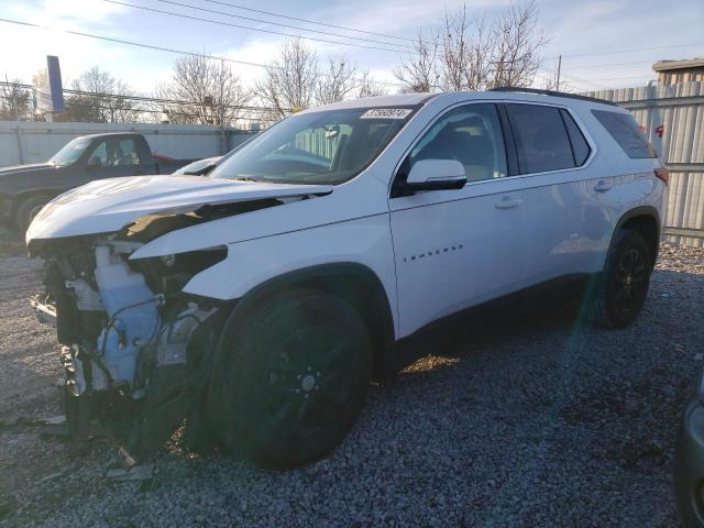 1GNERGKW7LJ157424 - 2020 CHEVROLET TRAVERSE LT WHITE photo 1