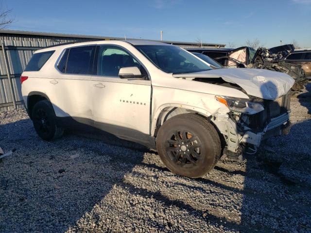 1GNERGKW7LJ157424 - 2020 CHEVROLET TRAVERSE LT WHITE photo 4