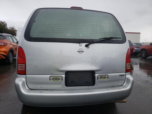 4N2DN1111VD810525 - 1997 NISSAN QUEST XE SILVER photo 6