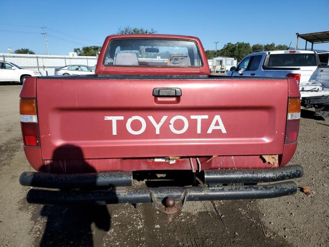 4TARN81A5PZ066835 - 1993 TOYOTA PICKUP 1/2 TON SHORT WHEELBASE STB RED photo 6