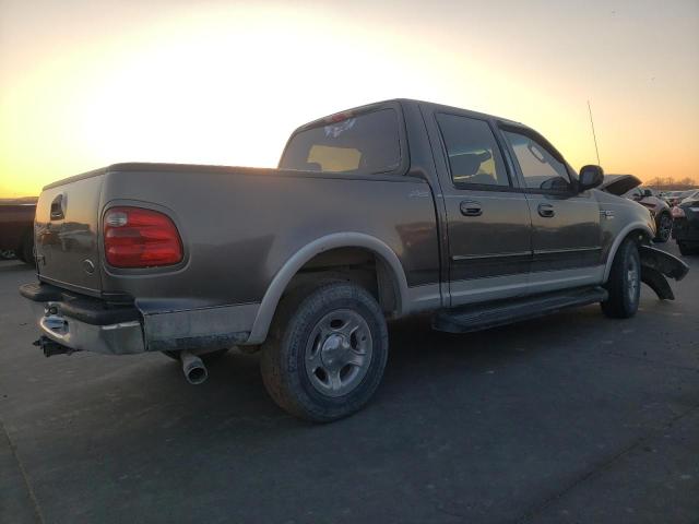 1FTRW07L32KD44564 - 2002 FORD F150 SUPERCREW GRAY photo 3