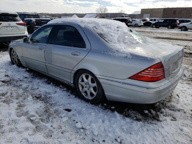 WDBNG84J76A482762 - 2006 MERCEDES-BENZ S 500 4MATIC SILVER photo 2