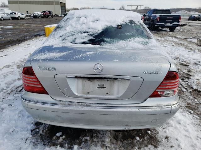 WDBNG84J76A482762 - 2006 MERCEDES-BENZ S 500 4MATIC SILVER photo 6