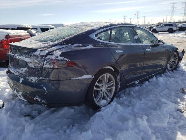 5YJSA1S27FF097847 - 2015 TESLA MODEL S 70D GRAY photo 3