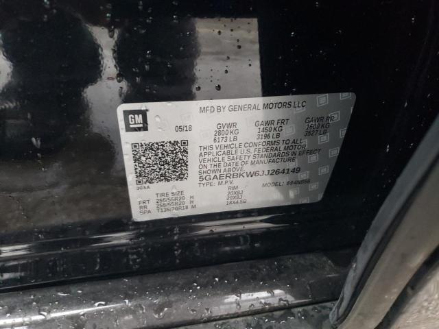 5GAERBKW6JJ264149 - 2018 BUICK ENCLAVE ESSENCE 黑色 照片 12