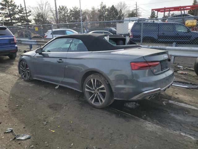 WAUW4GF56PN000346 - 2023 AUDI S5 PREMIUM PLUS ნაცრისფერი ფოტო 2