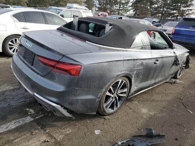 WAUW4GF56PN000346 - 2023 AUDI S5 PREMIUM PLUS ნაცრისფერი ფოტო 3