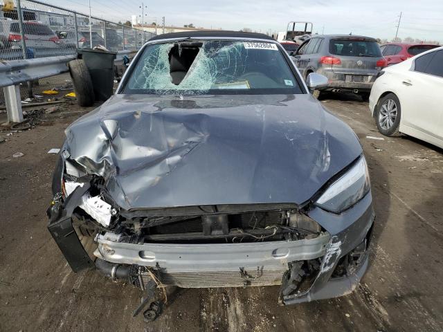 WAUW4GF56PN000346 - 2023 AUDI S5 PREMIUM PLUS ნაცრისფერი ფოტო 5