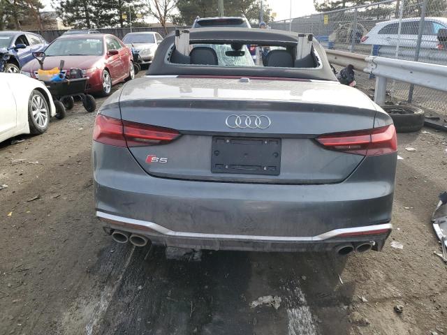 WAUW4GF56PN000346 - 2023 AUDI S5 PREMIUM PLUS ნაცრისფერი ფოტო 6