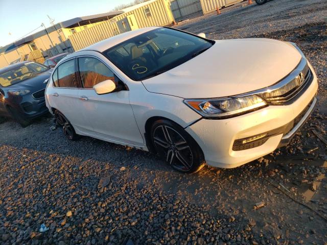 1HGCR2F69GA201458 - 2016 HONDA ACCORD SPORT WHITE photo 4