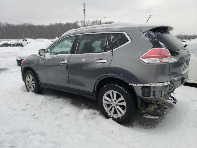 KNMAT2MV3GP623627 - 2016 NISSAN ROGUE S GRAY photo 2