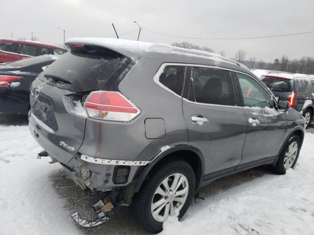 KNMAT2MV3GP623627 - 2016 NISSAN ROGUE S GRAY photo 3