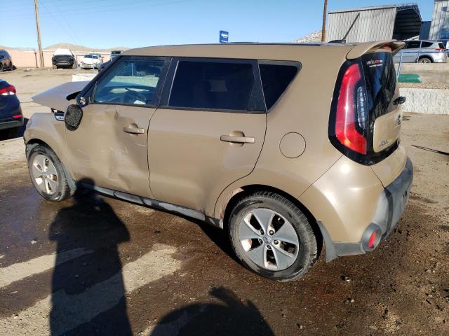 KNDJN2A21F7112131 - 2015 KIA SOUL BROWN photo 2