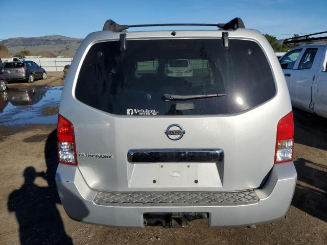 5N1AR18U96C651198 - 2006 NISSAN PATHFINDER LE SILVER photo 6