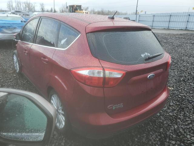 1FADP5CUXFL114044 - 2015 FORD C-MAX PREMIUM SEL RED photo 2