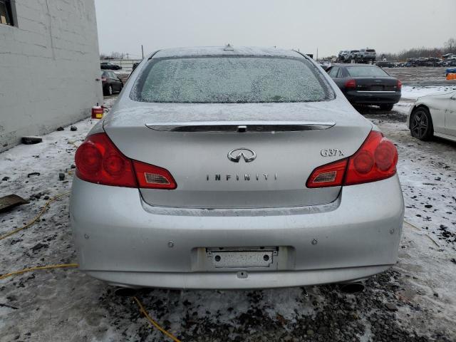 JN1CV6AR4DM763963 - 2013 INFINITI G37 SILVER photo 6