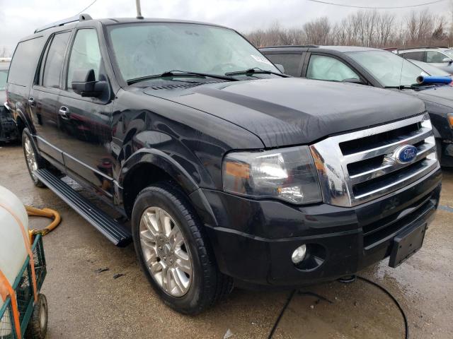 1FMJK2A58CEF64132 - 2012 FORD EXPEDITION EL LIMITED BLACK photo 4