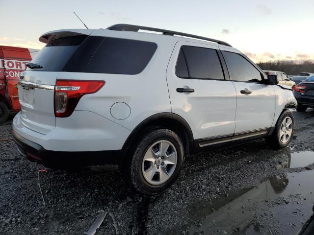 1FM5K7B87DGC57032 - 2013 FORD EXPLORER WHITE photo 3