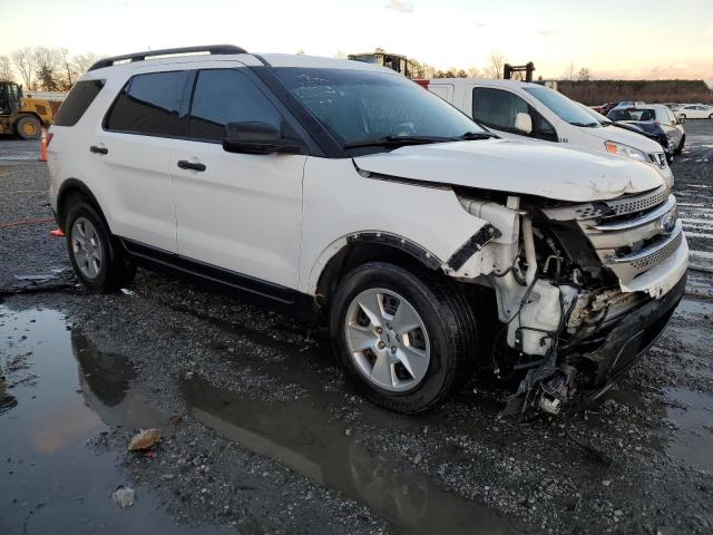 1FM5K7B87DGC57032 - 2013 FORD EXPLORER WHITE photo 4