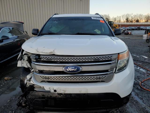 1FM5K7B87DGC57032 - 2013 FORD EXPLORER WHITE photo 5